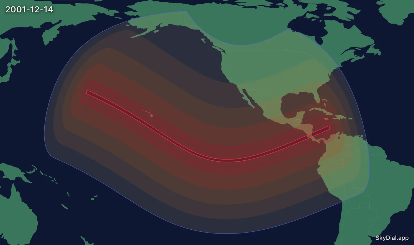 Interactive map of the 2001-12-14 solar eclipse
