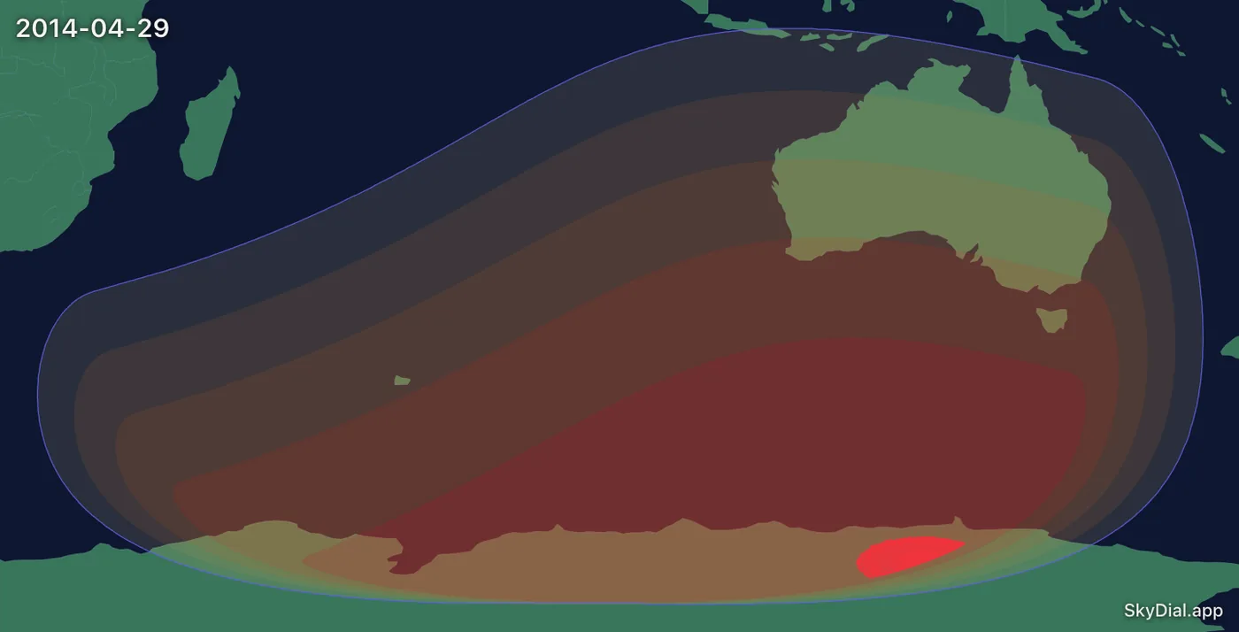 Interactive map of the 2014-04-29 solar eclipse