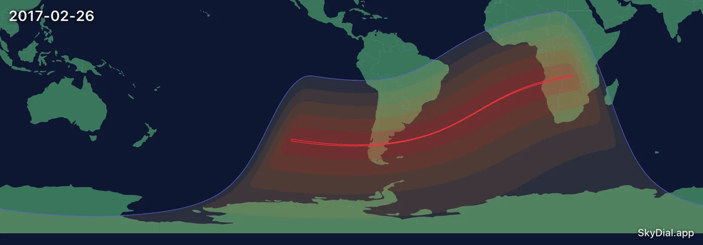 Interactive map of the 2017-02-26 solar eclipse