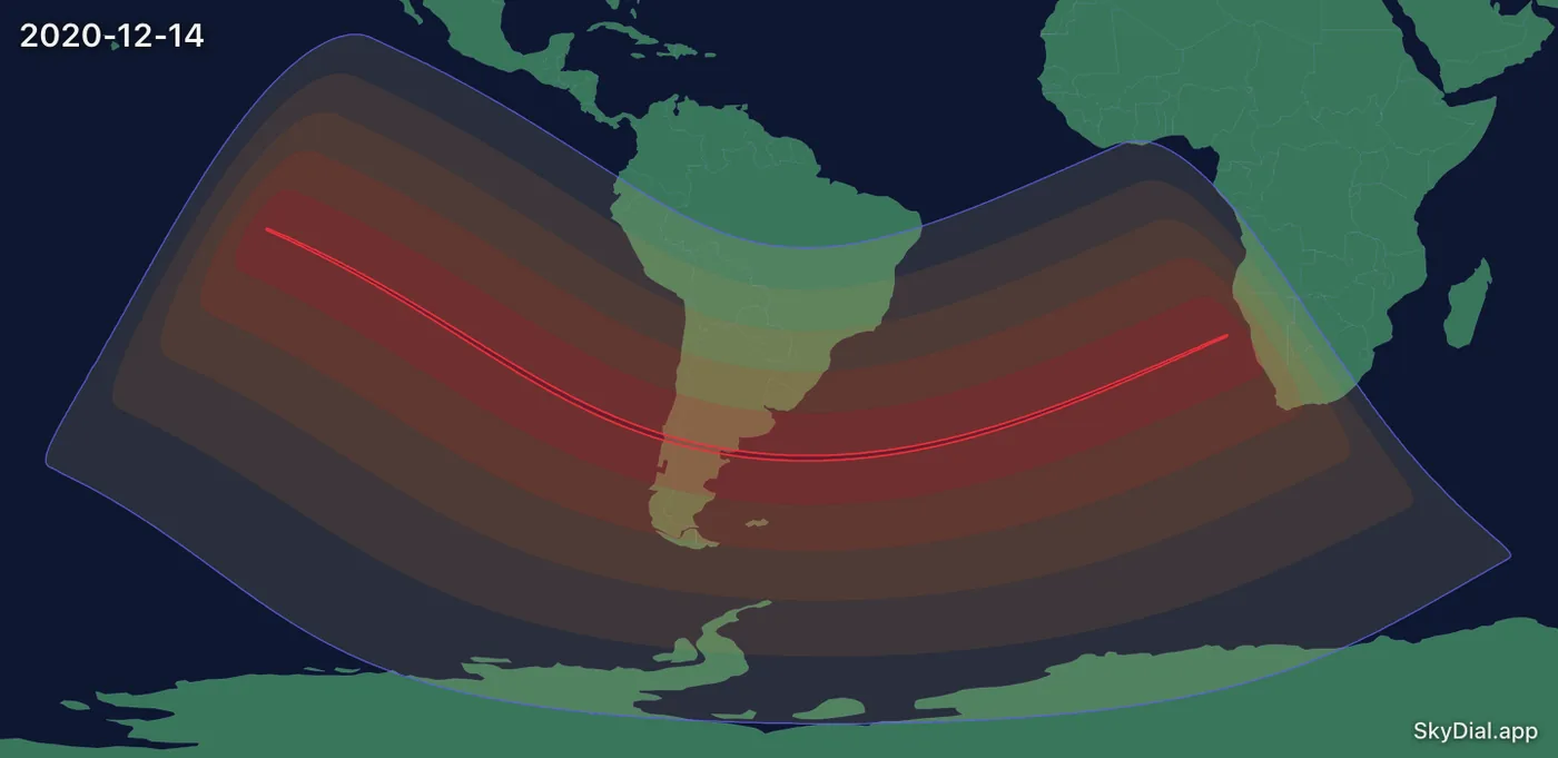 Interactive map of the 2020-12-14 solar eclipse