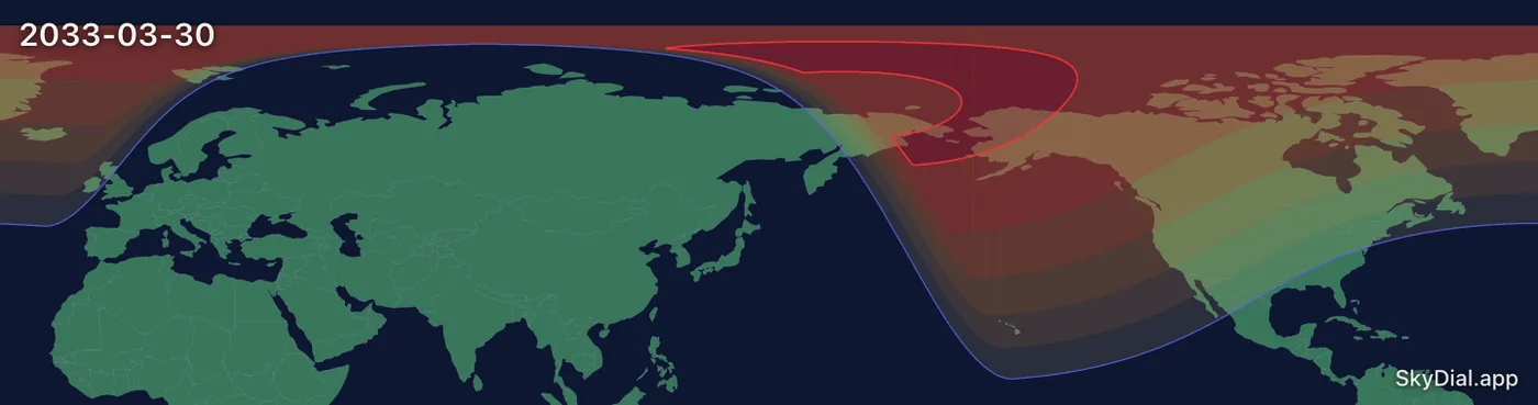 Interactive map of the 2033-03-30 solar eclipse