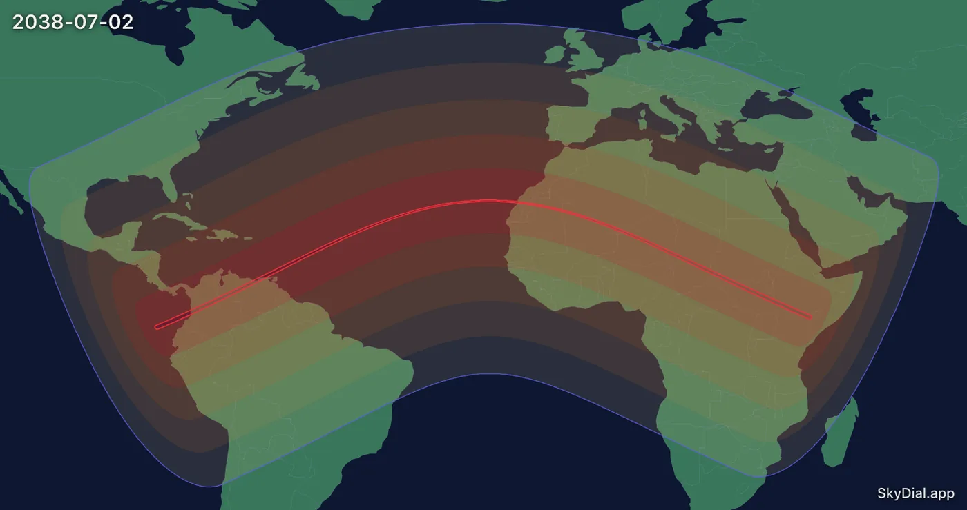 Interactive map of the 2038-07-02 solar eclipse