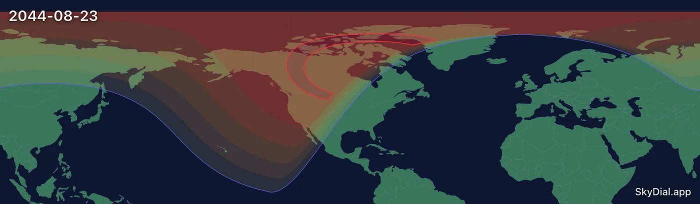 Interactive map of the 2044-08-23 solar eclipse