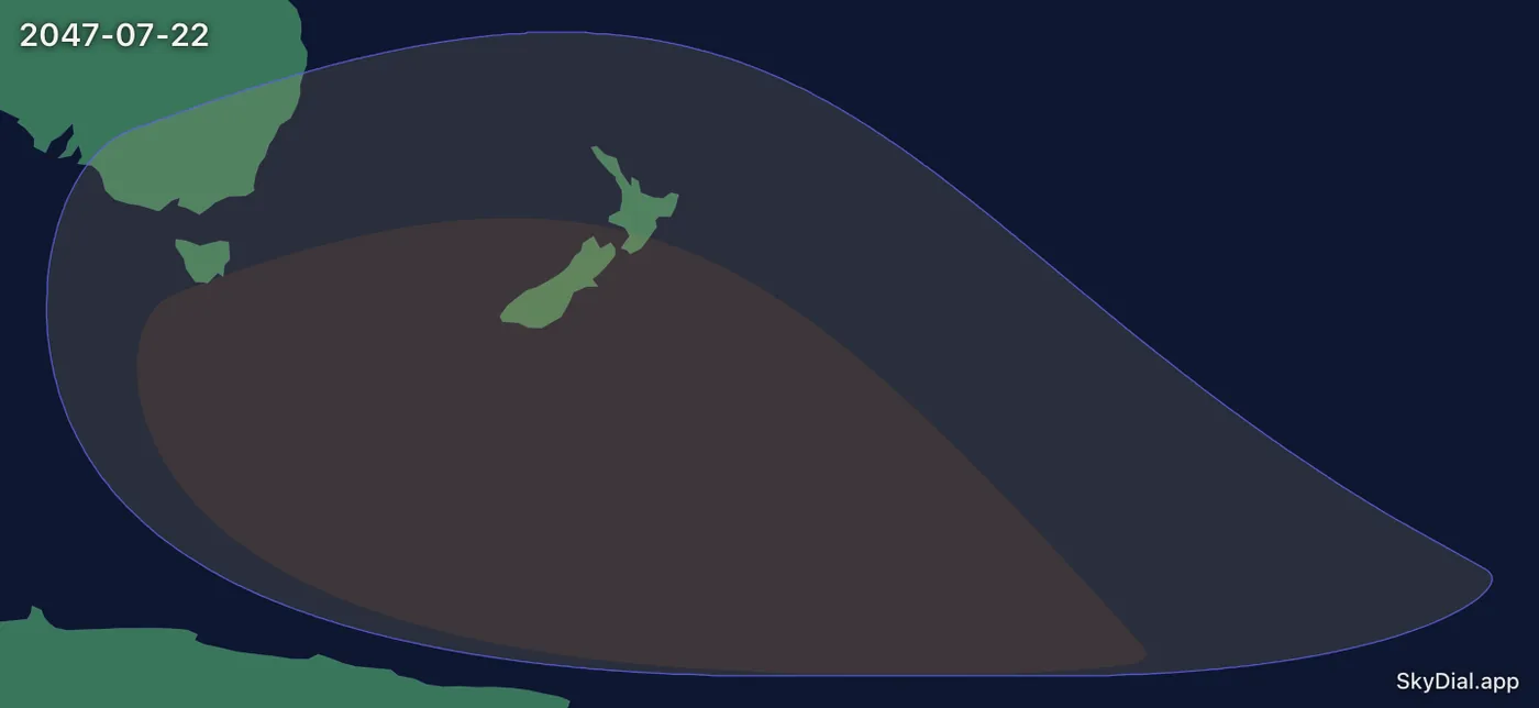 Interactive map of the 2047-07-22 solar eclipse