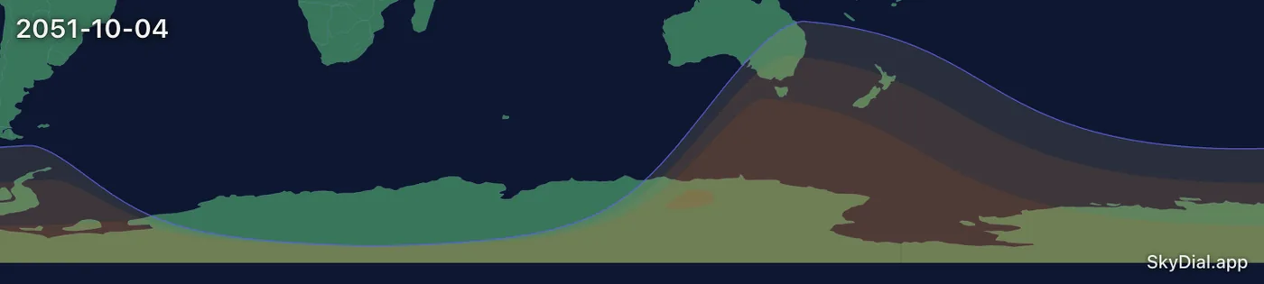 Interactive map of the 2051-10-04 solar eclipse