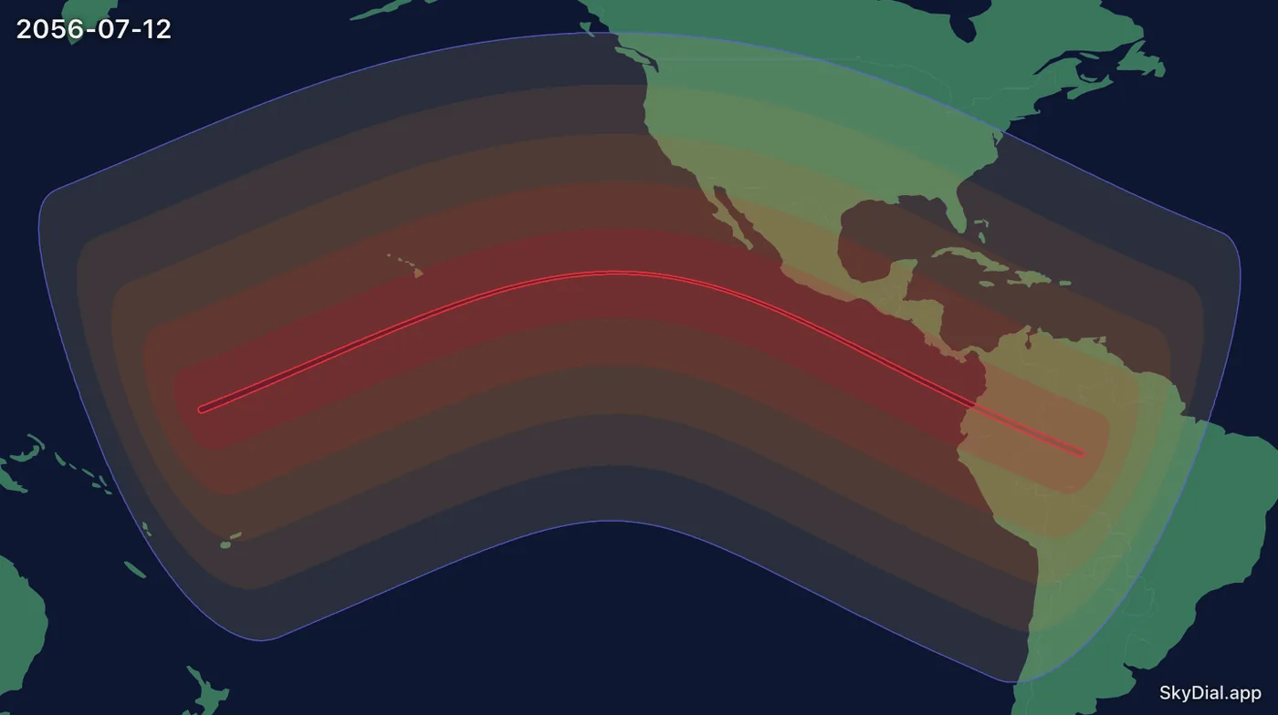 Interactive map of the 2056-07-12 solar eclipse