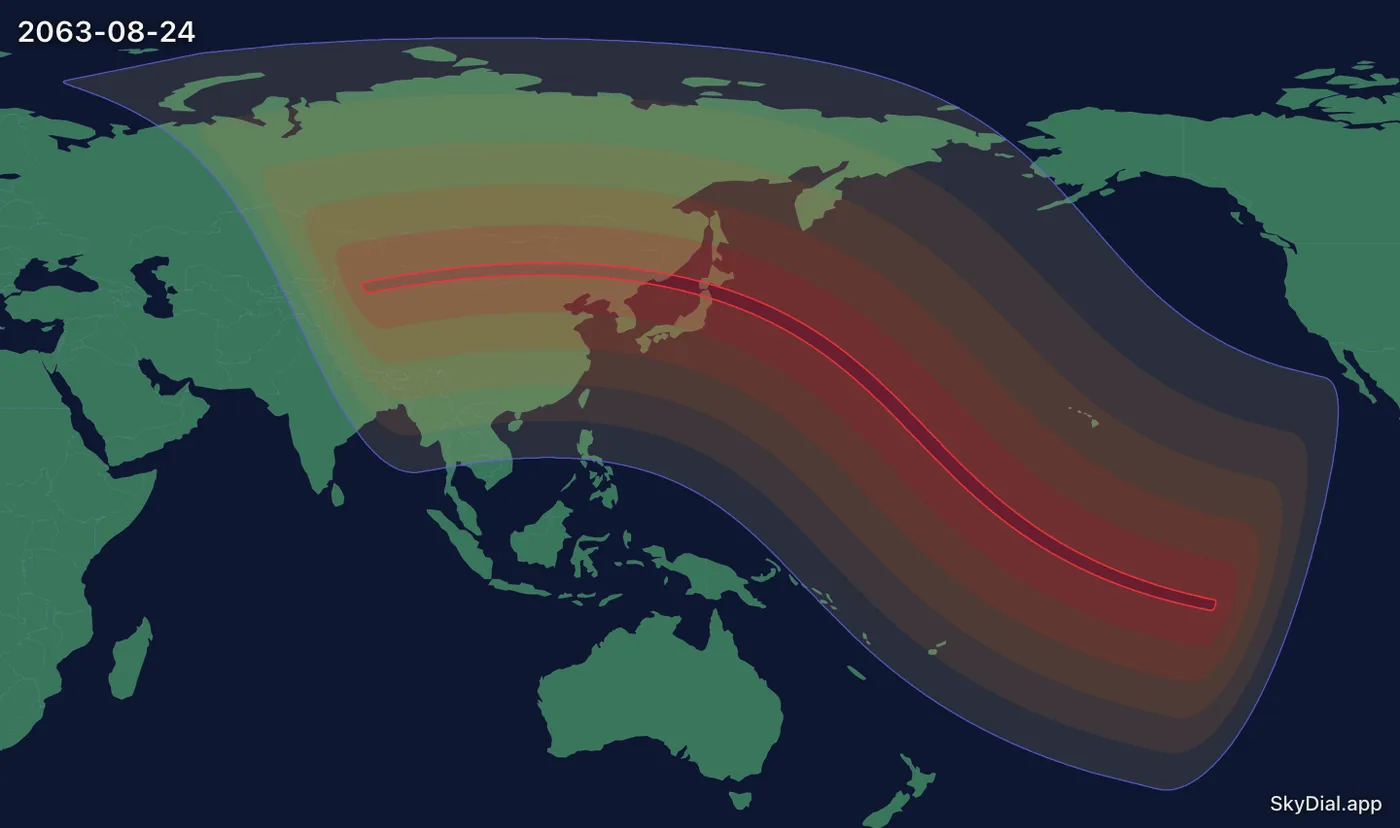 Interactive map of the 2063-08-24 solar eclipse