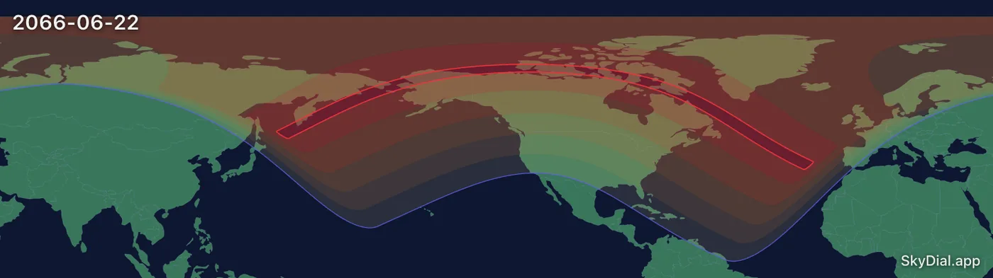 Interactive map of the 2066-06-22 solar eclipse