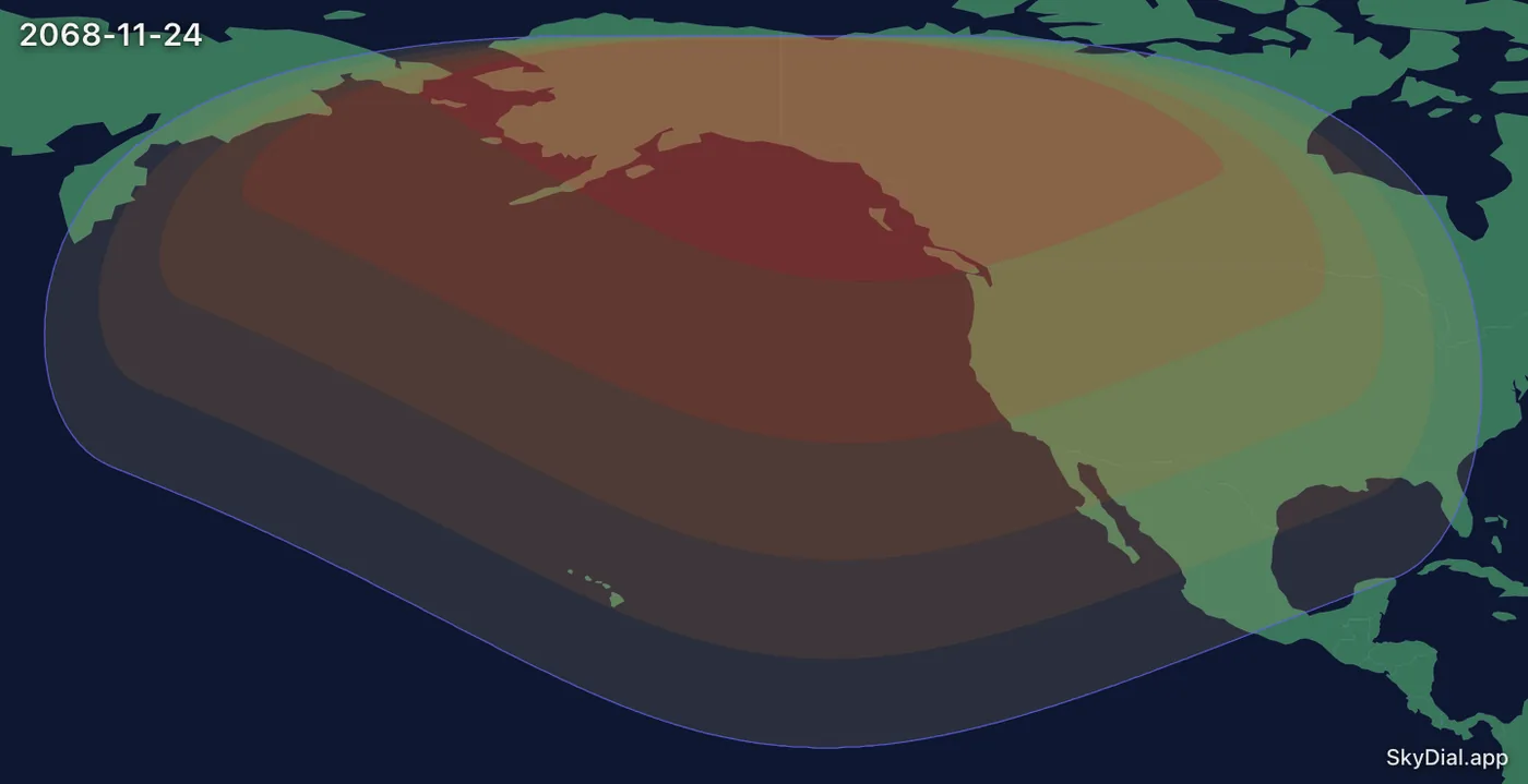Interactive map of the 2068-11-24 solar eclipse