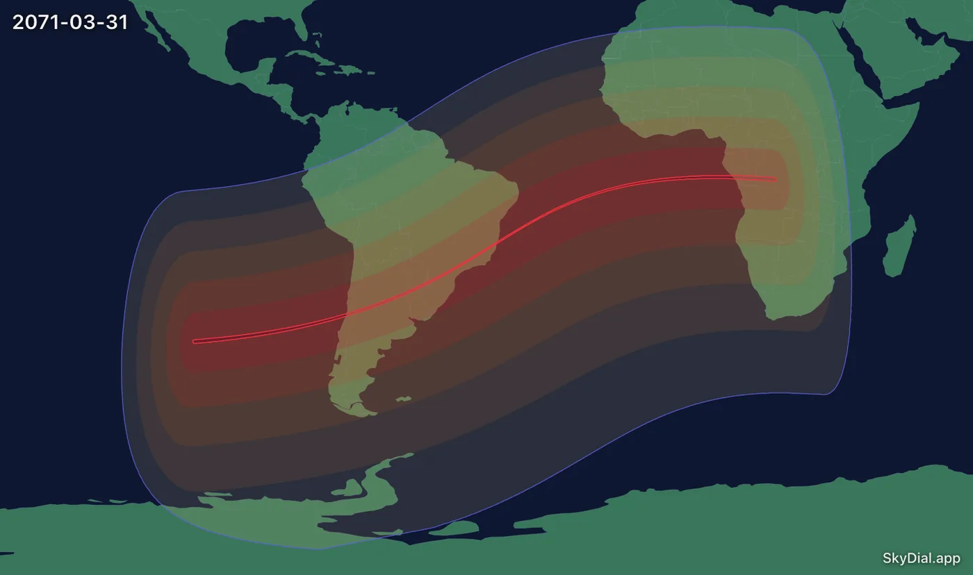 Interactive map of the 2071-03-31 solar eclipse