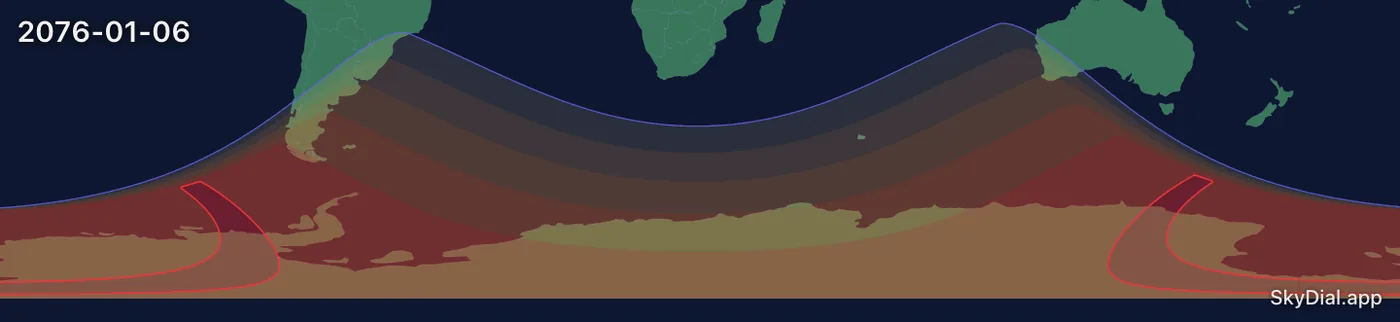 Interactive map of the 2076-01-06 solar eclipse