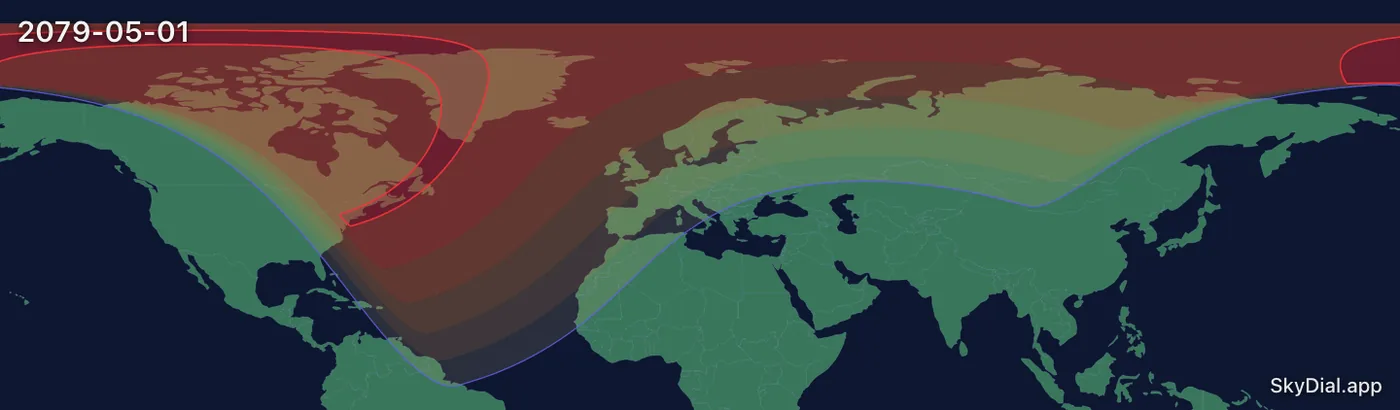 Interactive map of the 2079-05-01 solar eclipse