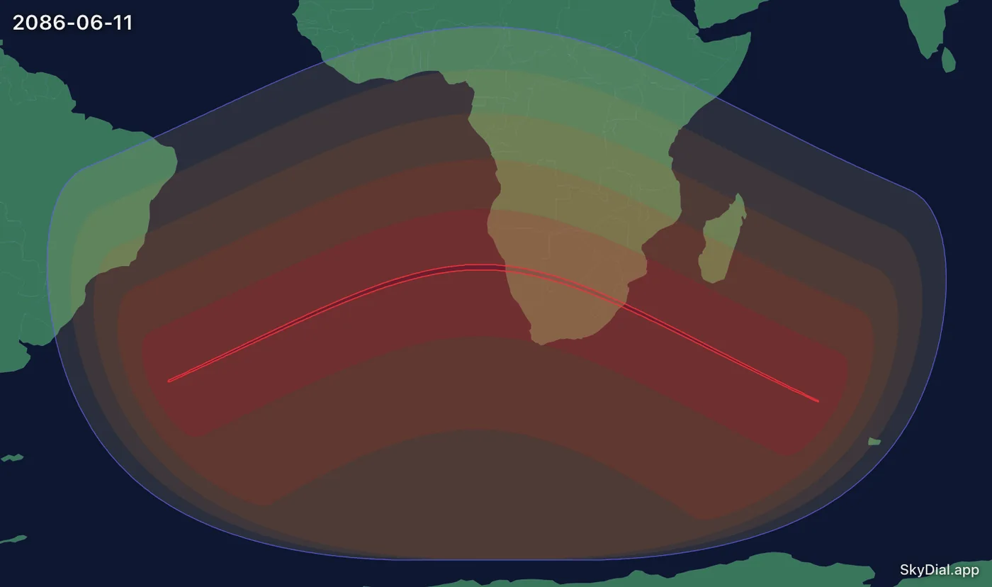 Interactive map of the 2086-06-11 solar eclipse