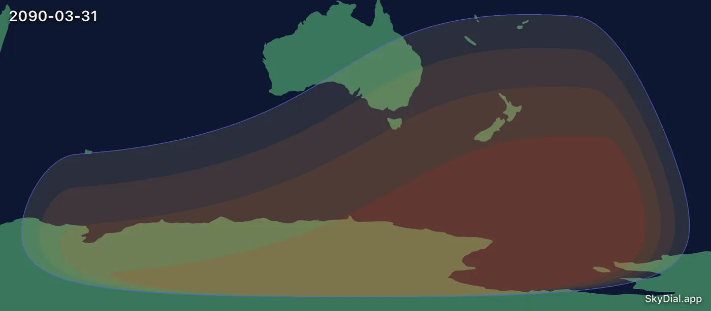 Interactive map of the 2090-03-31 solar eclipse