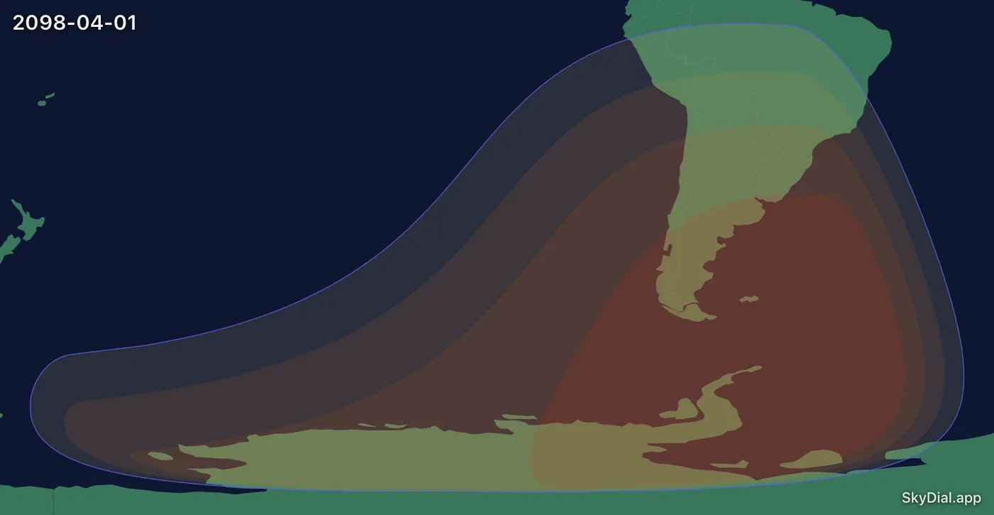 Interactive map of the 2098-04-01 solar eclipse