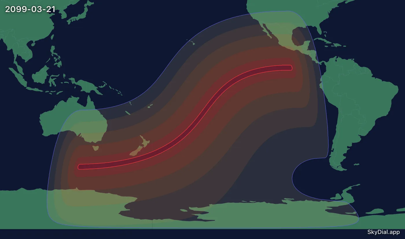 Interactive map of the 2099-03-21 solar eclipse